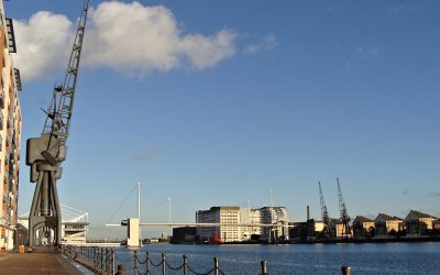 Docklands in London