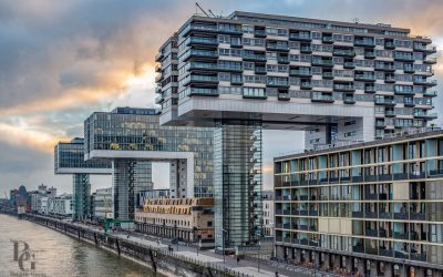 Kranhäuser Köln im Rheinauhafen
